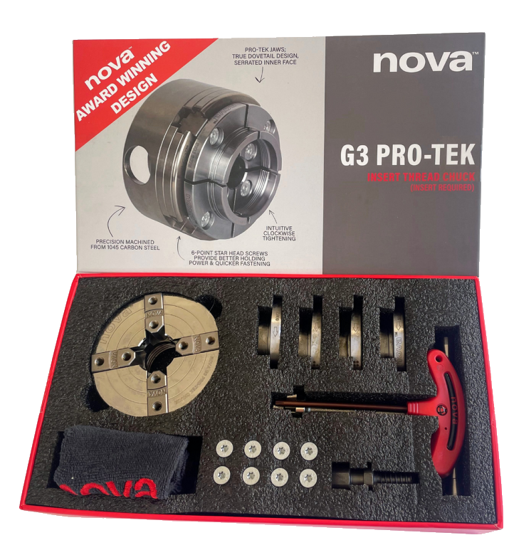 NOVA PRO-TEK G3 INSERT VERSION CHUCK – CreativeTurning