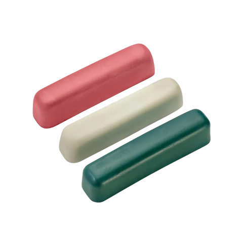 Set of 3 Polishing Compounds (Red, White, Green)