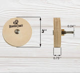 Leather Honing Wheel with P01 polishing compound