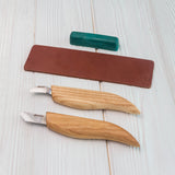 Chip Carving Knives Set (2 knives + accessories)