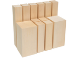 Set of Basswood Carving Blocks, 12 pcs