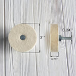 Cotton Polishing Wheel with P01 polishing compound