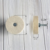 Cotton Polishing Wheel with P01 polishing compound