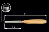 Compact straight rounded chisel. Sweep No5 (12mm)