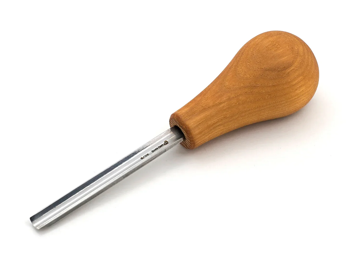 Palm-chisel straight rounded. Sweep No8 (8mm) – CreativeTurning