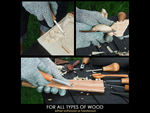 Wood Carving Set of 6 Palm-Chisels