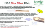 Hamlet Masterflute Parabolic M42 HSS Bowl gouge